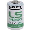 Saft 4x Ls 14250 Incl. Box, 3,6 Volt Saft Litio, LS14250 Batteria