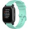 Chofit Cinturino in silicone compatibile con Garmin Venu Sq Music, cinturino di ricambio morbido per Garmin Venu Sq Music/Venu Sq/Venu/Venu 2 Plus (verde tè blu)