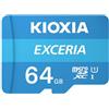 KIOXIA 64GB EXCERIA microSD Memory Card U1 Class 10 100MB/s Max Read Speed, Full HD Video Recording