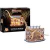 Revell Control Revell Tiny Adventures Tiny Adventures - Museo Naturale Brachiosaurus - con illuminazione a LED, miniatura 3D fai da te in legno