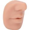 OEBUAFI Modello di Piercing in Silicone Display Realistico per Naso Flessibile per la Pratica e L'insegnamento del Piercing (Colore della pelle medio)