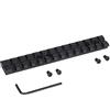 ToopMount Supporto per Binario tattico 13 Slot Picatinny Adattatore per Binario di Base Supporto per Binario 1913 Picatinny per cannocchiale da tiro Esterno