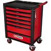 KS Tools 826.0007 Carrello portautensili RACINGline NERO/ROSSO con 7 cassetti