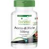 fairvital Capsule di aceto di mele, 120 capsule, 500mg di aceto di mele per capsula, VEGANO, ALTA DOSAGGIO