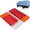 OUKENS Lente Per Fanale Posteriore Per Camion, ABS, Kit Luci Posteriori Per Rimorchio Impermeabile di Ricambio Per Iveco Eurocargo Daily