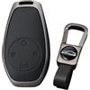 KUNIO Keyless Cover per Chiave per Leapmotor T03 S01 C11 per Leap Motor Protezione Chiave in Lega di Zinco Cover per Chiave Portachiavi 4 Tasti B Nero