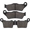 Yerbay Pastiglie Freni Anteriore/Posteriore Kit per KTM EXC 125 2004-2013/EXC 400 Racing 2004-2007/EXC 450 Racing 2006-2007/EXC 250/300 (2T) Six Days 2011-2012/EXC-F 250 (4T) Six Days 2011-2012