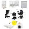 Foppapedretti Set Cameretta Mary Foppapedretti + Trio Tic Toc Foppapedretti + OMAGGIO Materasso Lettino + OMAGGIO Scaldabiberon Suavinex Ebony