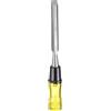 QUARKZMAN Scalpello In Legno 1/2 Acciaio CRV Lama A Spigolo Smussato 8-5/8 Lunghezza Manico In PVC Ad Alto Impatto Utensile Manuale Per Lavorazione Legno Con Cappuccio Per Intagli
