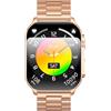 SMARTY2.0 SMARTY 2.0 Orologio digitale da donna automatico con cinturino in metallo SW080L, doratura rosa, moderno, Oro rosa, Moderno