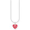 THOMAS SABO Collana con ciondolo Best-Friends in argento Sterling 925 KE2237-007-10, misura unica, Argento sterling, Nessuna pietra preziosa