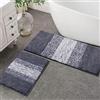 Enyhom Set di 2 Tappeti da Bagno Antiscivolo, Microfibra Tappeto Bagno Lungo Assorbente Lavabili in Lavatrice, Super Morbido Tappetino Bagno Tappeto per Bagno, Camera da Letto, Cucina, 45x65+45x120cm