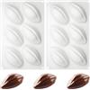 Butabeishy Set di 2 stampi in silicone per mousse, per torte, gelati, sapone