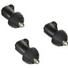 Manfrotto 439SPK2 Accessorio per Treppiede, Serie 190, Kit 3 Piedini Reversibili con Puntale Metallico, in Alluminio e Plastica, Nero