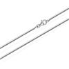 NKlaus catena a serpente in argento 925 taglio diamante 45cm 1,20mm 5,8gr 5715