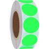 hybsk (TM) 1, Rotondo, Bianco Verde Fluorescente bersaglio Pasters | totale 1.000 punti Bersaglio Adesivi per rotolo 1 Roll argento