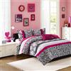 Intelligent Design MIZONE Mi-Zone Reagan Comforter Set, Pink, Full/Queen
