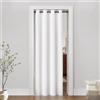 PANELSBURG Tenda per porta con occhielli, bianco puro, 96,5 x 203,2 cm, 1 pannello