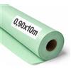 OFITURIA Papel Kraft Verde Pastello - Rollo 0,90x10m - 1 Rotolo - Carta da pacchi e carta da regalo, carta da imballaggio per spedizioni e fai-da-te, resistente e facile da tagliare