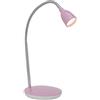 Brilliant lampada Anthony lampada da tavolo a LED ferro/rosa | 1x LED 2.4W integrato, (200lm, 3000K) | Scala da A ++ a E | Con pressostato sulla base