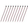 QUARKZMAN 10 Pc Microfono Elettretto Condensatore, 4mm Diametro Mini MIC Elettretto Con Cavi Da 80mm 58dB Per Audio, Nero