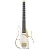 Donner HUSH X PRO - Kit chitarra elettrica da viaggio intelligente con decine di combinazioni preimpostate, opzioni SIM a 7 toni, bianco-Luxe