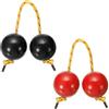 YELARXI Maracas Africane Ritmiche, Shaker Kashaka, Palla Shaker Kashaka, Strumenti a Percussione per le Mani con Corda Gialla, Adatti per Adulti, Festa di Nozze, Classe Musicale, Spettacolo
