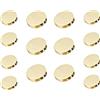 Bestowal Bottoni Piatti in Metallo 14Pcs, 8Pcs × 15mm e 6Pcs × 20mm Bottoni per Cappotto di Lana da Donna Bottoni per Giacca da Uomo Bottoni per Pantaloni (Oro)