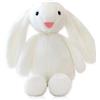 QWEPU Easter Bunny Peluche, Coniglietto 28 cm, Coniglio Lavabile, Animale Morbidissimo per Ragazzi Ragazze e Adulti Regalo Soffice
