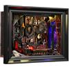 ETKVR Book Nook Kit, Libreria a Forma di Cornice, Kit per Casetta Delle Bambole in Miniatura da Fissare Alla Parete, Modello di Puzzle 3D in Legno Fai da Te per Decorare La Libreria - Count Dracula