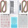 JUYA Quilling Set classico di carta e strumenti QK10 (Blu, hanno colla)