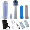 SECRETSBOX Mini Frigo per Insulina da Viaggio 4 Penne, 2-8℃ USB Frigorifero per Medicinali Portatile, Borse per Insulina con 4 ghiaccio biogel, blu