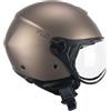 CGM Casco open face, 167A FLO MONO Tortora satinato sagomata, M1