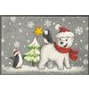 Wash+Dry Zerbino Polar Friends 50 x 75 cm, interno ed esterno, lavabile, colorato