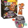 TOMY - Pop T-Rex Giochi da tavolo Jurassic World per Famiglia e Bambini, Gioco dinosauro, 2-4 giocatori, Adatto per ragazzi e ragazze di età compresa tra 4+