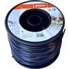Stihl Filo di falciatura quadrato nero 3,3 mm 137 m