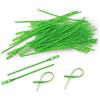 MIVOS Legacci per Piante 150 mm (50 Pezzi) - Supporti per Piante riutilizzabili - Legacci da Giardino in Plastica - Fissaggio Pomodori - Legacci da Giardino per Piante in Vaso, Arbusti