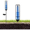 WIYETY Pluviometro per esterni con illuminazione pluviometro per giardino resistente al gelo, pluviometro esterno in vetro, pluviometro per pluviometro, pluviometro a energia solare in vetro per giardino