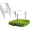 com-four® 12x portafiori, portafiori perenni (altezza: 35 cm) - supporto per rose, portapiante come supporto per fiori per viticci, piante perenni, anello perenne rotondo