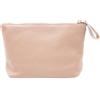 FrasiBags Beauty Case da Viaggio in Vera Pelle, Beauty Case Donna, Pochette per Trucchi Donna, Trousse Astuccio da Viaggio, Organizer Trucchi Made in Italy (Rosa Cipria)