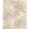 Rasch Schöner Wohnen Collection Tropical 600131 - Carta da parati in tessuto non tessuto con foglie tropicali in beige, 10,05 m x 0,53 m