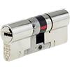 Yale Anti-Snap 3 Star Euro Doppio Cilindro, Alta Sicurezza, Finitura Nichel, 35.45 (80mm)