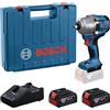 Bosch Professional 18V System Avvitatore a massa battente a batteria GDS 18V-780 (incl. 2 batterie 5.0Ah, GAL 18V-40, valigetta)