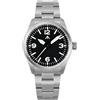 TACTICAL FROG Militado Orologio al Quarzo Uomo Movimento VH31 ML08 Double Domed Sapphire C3 Luminoso 100m Impermeabile Vintage