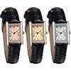JewelryWe Orologio da Polso da Uomo Donna, Orologio al Quarzo cinturino in pelle,Orologio alla moda Colore Verde/Nero, Buon Regalo