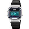 TONSHEN Donna Sportivo Digitale Multifunzionale Orologio 50M Impermeabile LED Elettronico Allarme Cronometro Plastica Cassa Gomma Cinturino Outdoor Orologi da Polso (Nero Bianco)