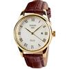 TONSHEN Uomo Donna Orologi da Polso Calendario Analogico Quarzo Orologio