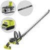 Ryobi RY18HT55A-140 - Tagliasiepi a batteria 18V/4Ah - Lama da 55 cm
