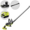 Ryobi RY18HT55A-120 - Tagliasiepi a batteria 18V/2Ah - Lama da 55 cm