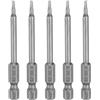 QUARKZMAN 5pz H2,0 Chiavi a Brugola per Punte da Trapano 2mm Punte Metriche Piane 1/4 Attacco Esagonale 75mm (3) Punta Cacciavite Esagonali Magnetico Lungo Industriale per Viti